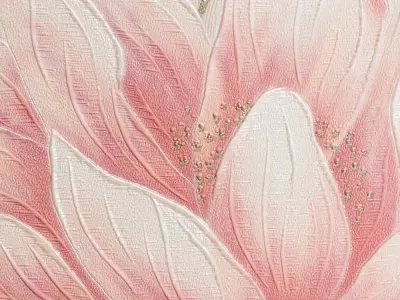 Blush Lotus Garden Wallpaper Texture