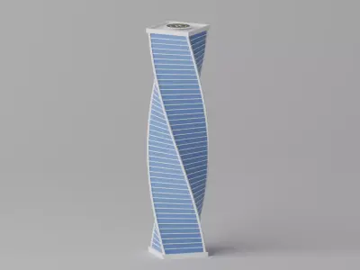 Al Majdoul Tower Riyadh Saudi Arabia 3D model