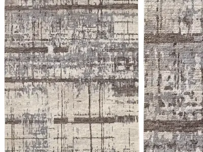 BEREN WOOL RUG 3D model