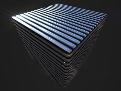 15 embossed pbr materials for metal surfaces set 2 Texture