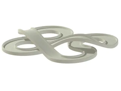 Premium Automotive Track 3D print model