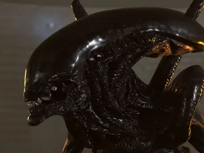 XENOMORPH 3D MODEL Low-poly 3D model