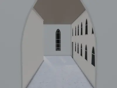 Mosque Exterior 3D model