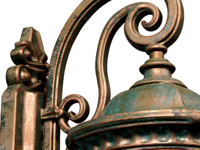 Classic Facade street Wall Lamp Light Lantern streetlight Sconce 3D model purchase