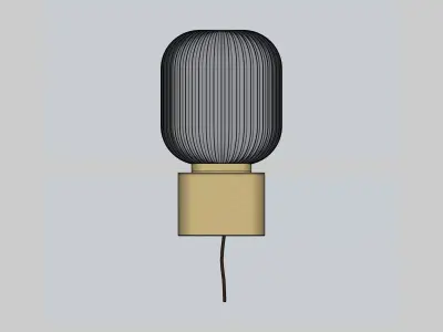 Table Lamp IKEA SOLKLINT 3D model