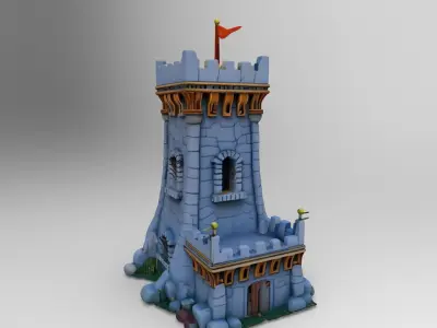 medieval monument 3D print model buy