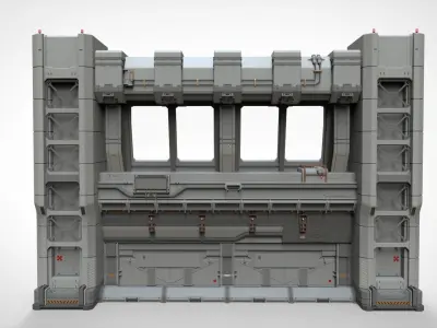 Sci Fi Modular Environment 5 3D model