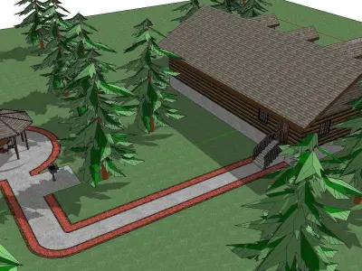 Creative Design-Holiday Cabin-088 3D model