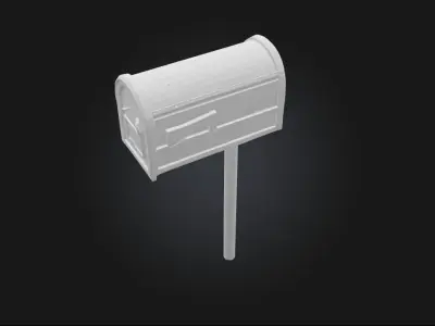 Mailbox Sentinel  Watchful Guardian of the Neighborhood 3D model