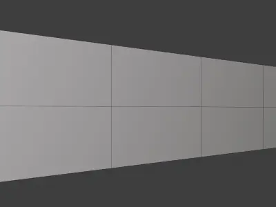 Graffiti brick wall PBR II 3D model