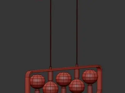 INDUSTRIAL CEILING LIGHT REDRUTH 3D model