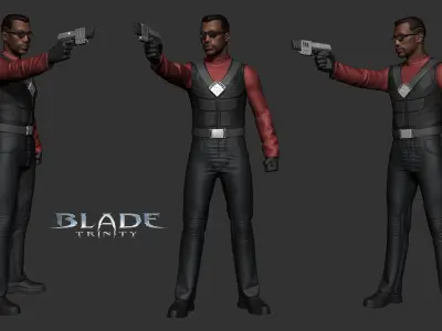 Blade Trinity 3D print model