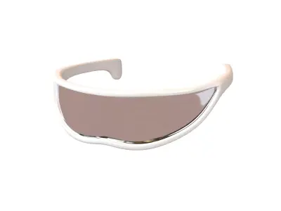 Future Technology Glasses v3 005 Low-poly 3D model