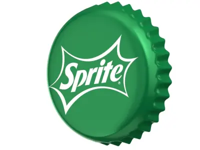 Sprite Bottle Cap 3D model
