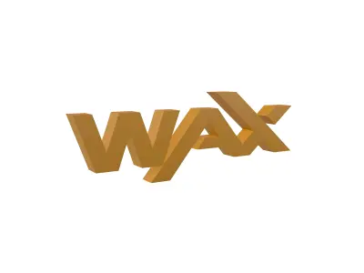 WAX Coin v1 002 Low-poly 3D model