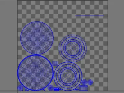 Alabaster Flush Mount 3D model