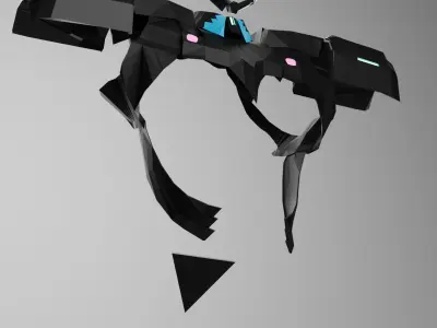 Mecha Pilot Gear Low-poly 3D model