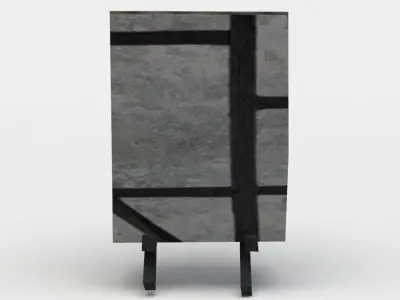 House oriel Low-poly 3D model