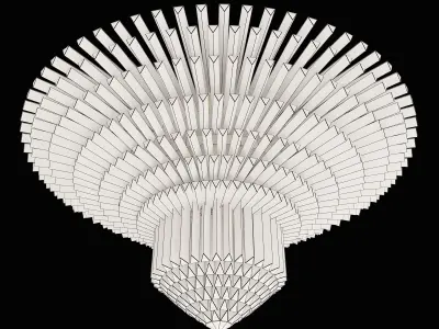 Chandelier Novaresi SKYCITY 180 3D model