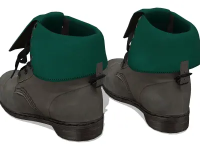 Triumph Boots Low-poly 3D model
