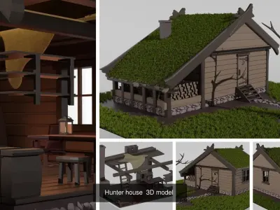 North Village 3D Model Pack