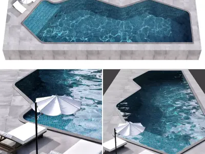 SWIMMING POOL NO105 A 3D model