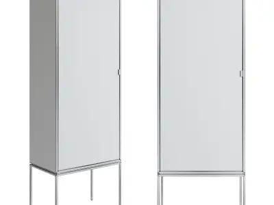 Cupboard Realto 1 Door 3D model