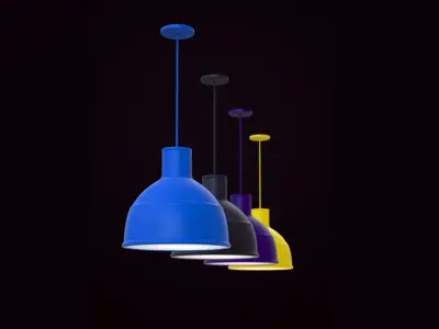 Muuto Unfold Hanging Lamp 3D model