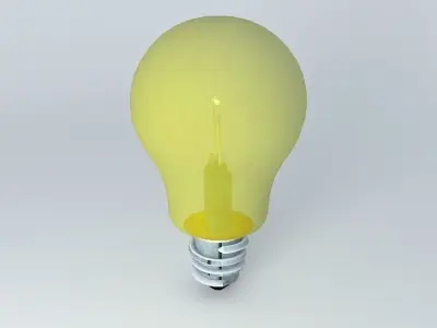 Bottle, bulb Free 3D model