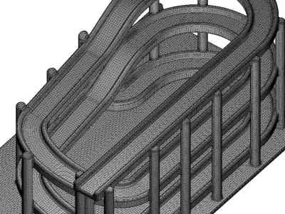 Premium Mountain Road 3D print model