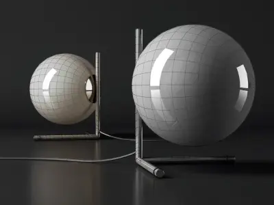 Table lamp IC 2 3D model