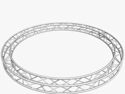 Circle Square Truss 400mm 3D print model