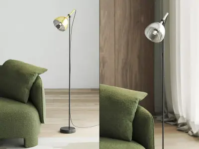 Brass Bell Floor Lamp 3D model