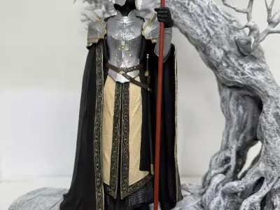 FOUNTAIN GUARD OF THE WHITE TREE GONDOR SOLDIER 3D model