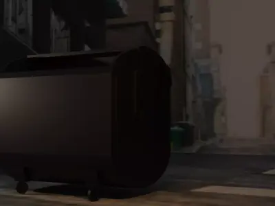 Trash can Free 3D model shop