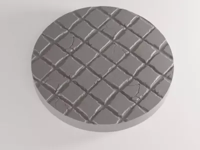 Free Fantasy Base Tiles  25 -32- 40- 50mm  SLA Pre Supported STL Free 3D print model