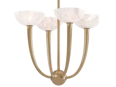 Saguara Chandelier 4 Light 3D model