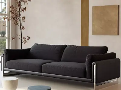 Industrial Living Interior scene 3D model