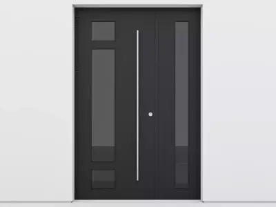 Aluminium door 116 3D model