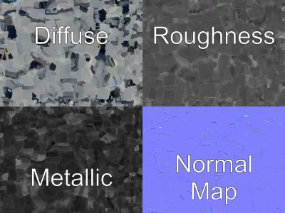 Futuristic Skyscraper Cyberpunk Cityscape model pack Low-poly 3D model