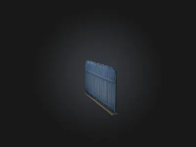 Fence 3D model get