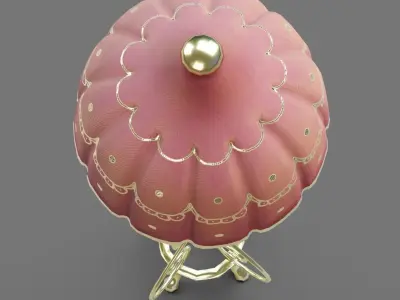 Floor Lamp Low-poly 3D model