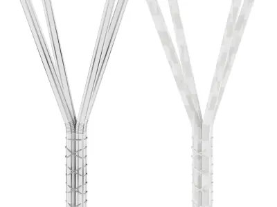 CANCAN COAT STAND 3D model