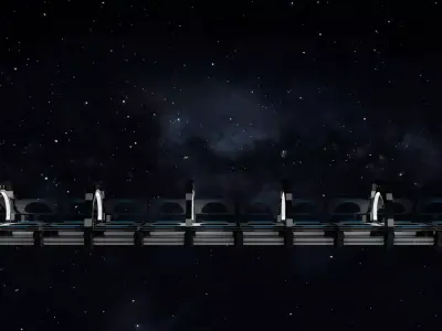 Sci Fi Bridge 3D model