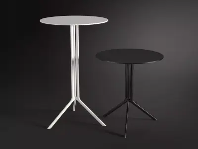 Poule Round 3D model