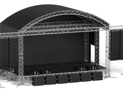 Concert Stage 04 3D model