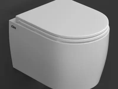 Clou Collection Set 1 rectangular bathroom sink 3D Model Pack