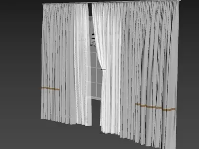 Curtains 7 3D model