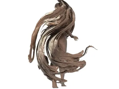 Drake cloak wonderer statue 3D model