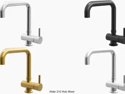 Fixtures - Kitchen Bathroom Faucet Pack D 3D model